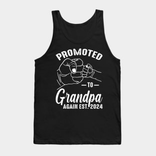 Promoted to Grandpa Again 2024 Tank Top